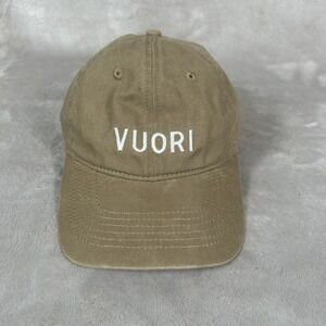 NWOT Vuori Signal Golf Hat Beige FlexFit Tech One Ten 110 Snapback Unisex NEW